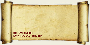 Sanja Bjelonić vizit kartica